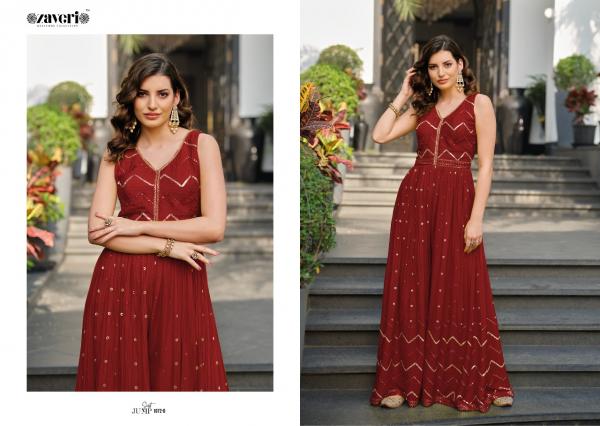 Zaveri Jump Suit Colored 2 New Stylist Wear Collection